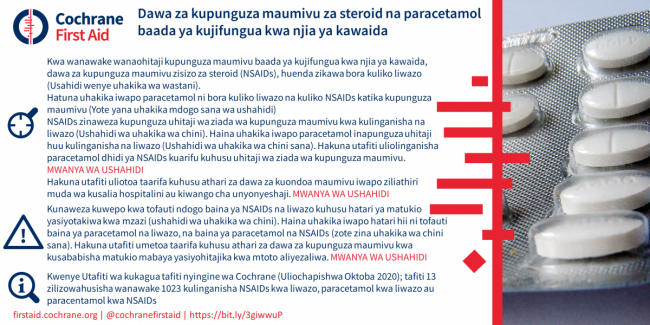 Kiswahili blogshot pain relief after birth